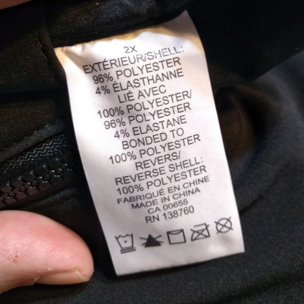 Penningtons Active Zone Vest, Black, Size 2X, Faux Fur Fuzzy Lining, Rev… - Picture 9 of 10